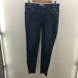 Flying Monkey High Rise Dark Blue Skinny Jeans